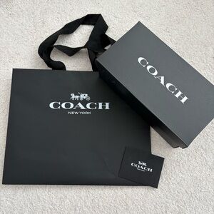 COACH Shoe Box & Gift Bag Set